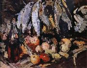 Fish wine and fruit Konstantin Korovin